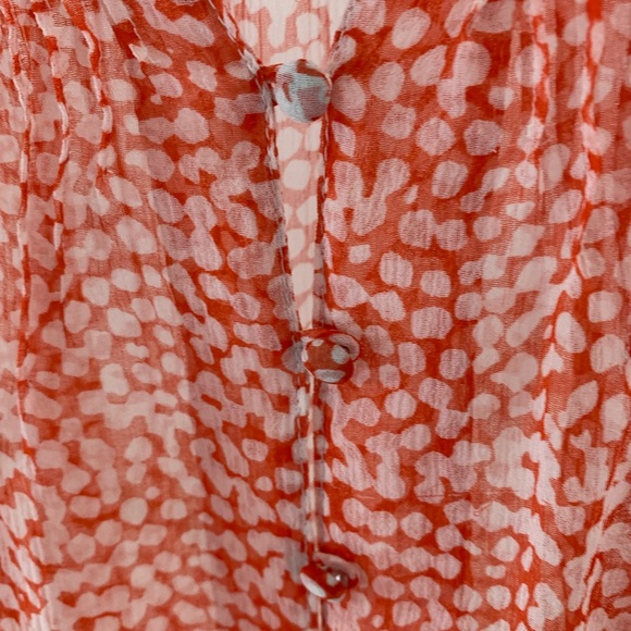 Joie: Silk Button down Blouse Sz: XS - Picture 4 of 7